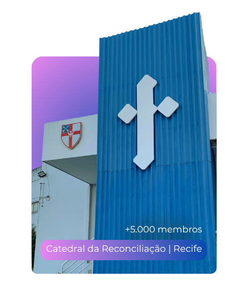 Imagem da Catedral da Reconciliação. Esta igreja é uma das parceiras do SysIgreja.